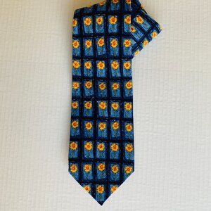 ERMENEGILDO ZENGA iITALIAN DESIGNER 100% SILK TIE